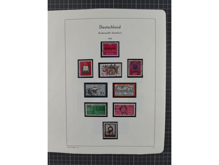 1949/2010, umfangreiche, in den Hauptnummern je postfrische/ wenig ungebrauchte und gestempelt komplette Sammlung inkl. selbs