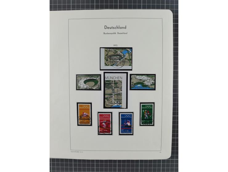 1949/2010, umfangreiche, in den Hauptnummern je postfrische/ wenig ungebrauchte und gestempelt komplette Sammlung inkl. selbs