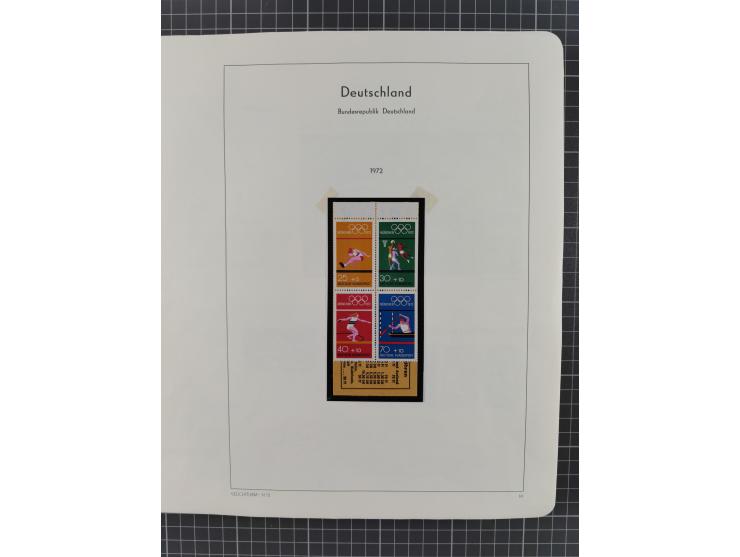 1949/2010, umfangreiche, in den Hauptnummern je postfrische/ wenig ungebrauchte und gestempelt komplette Sammlung inkl. selbs