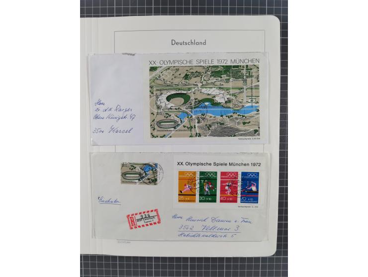 1949/2010, umfangreiche, in den Hauptnummern je postfrische/ wenig ungebrauchte und gestempelt komplette Sammlung inkl. selbs