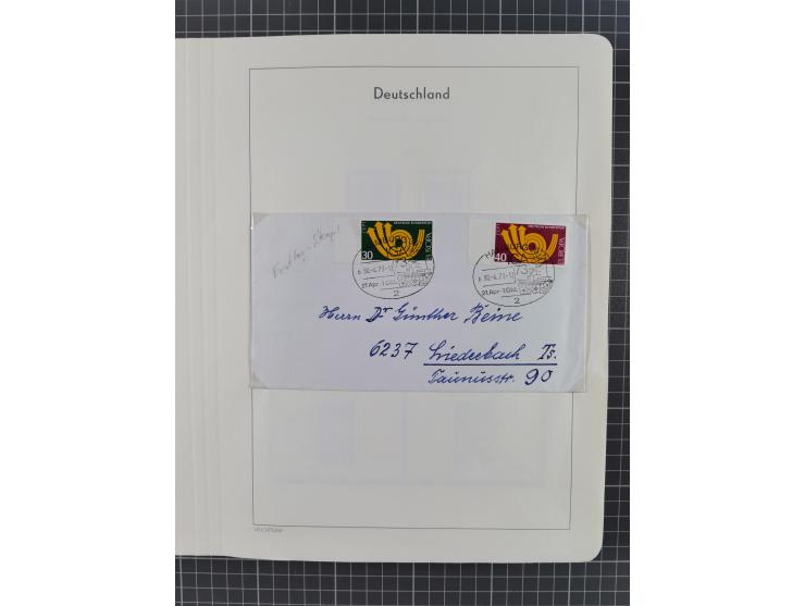 1949/2010, umfangreiche, in den Hauptnummern je postfrische/ wenig ungebrauchte und gestempelt komplette Sammlung inkl. selbs