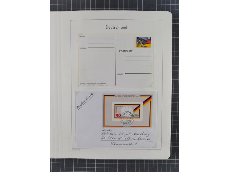 1949/2010, umfangreiche, in den Hauptnummern je postfrische/ wenig ungebrauchte und gestempelt komplette Sammlung inkl. selbs
