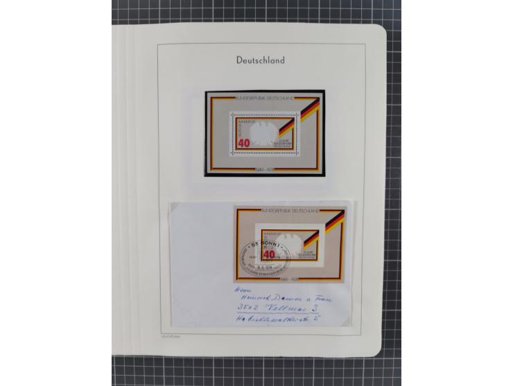 1949/2010, umfangreiche, in den Hauptnummern je postfrische/ wenig ungebrauchte und gestempelt komplette Sammlung inkl. selbs