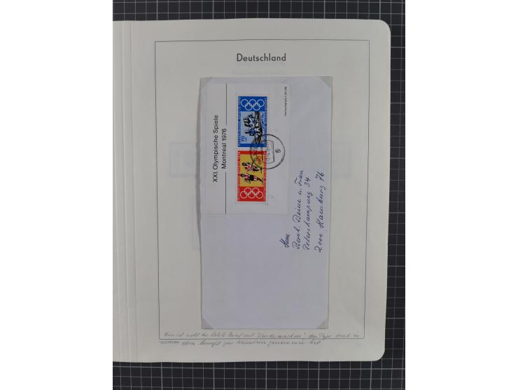 1949/2010, umfangreiche, in den Hauptnummern je postfrische/ wenig ungebrauchte und gestempelt komplette Sammlung inkl. selbs