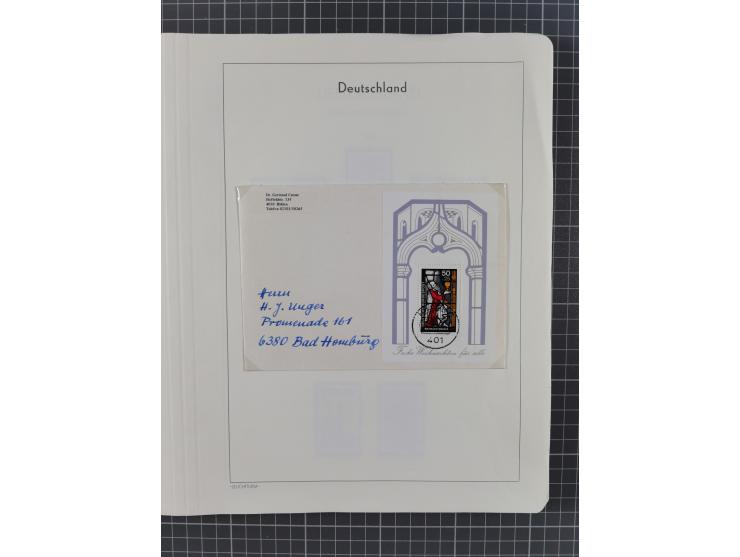 1949/2010, umfangreiche, in den Hauptnummern je postfrische/ wenig ungebrauchte und gestempelt komplette Sammlung inkl. selbs