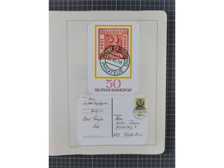 1949/2010, umfangreiche, in den Hauptnummern je postfrische/ wenig ungebrauchte und gestempelt komplette Sammlung inkl. selbs