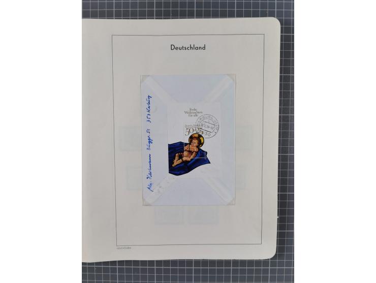 1949/2010, umfangreiche, in den Hauptnummern je postfrische/ wenig ungebrauchte und gestempelt komplette Sammlung inkl. selbs