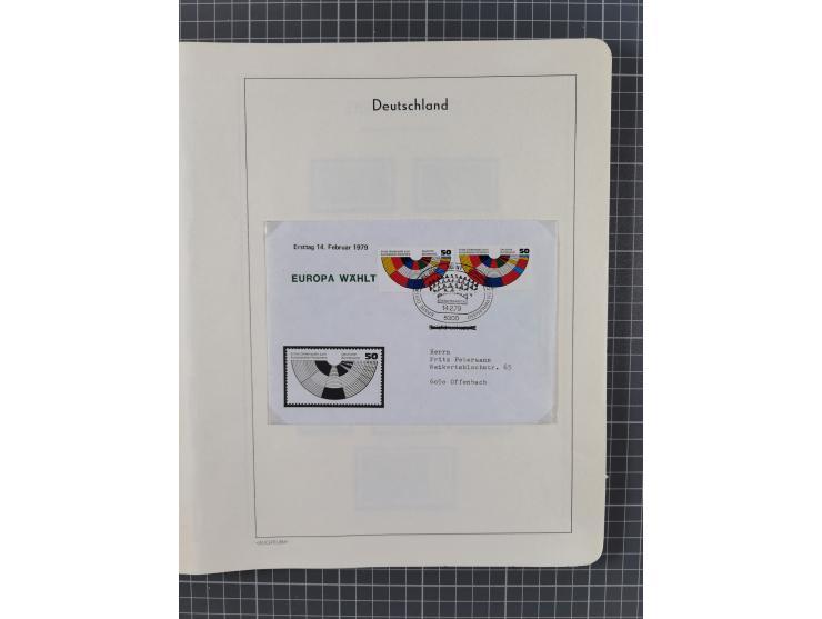 1949/2010, umfangreiche, in den Hauptnummern je postfrische/ wenig ungebrauchte und gestempelt komplette Sammlung inkl. selbs