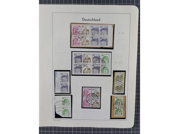 1949/2010, umfangreiche, in den Hauptnummern je postfrische/ wenig ungebrauchte und gestempelt komplette Sammlung inkl. selbs