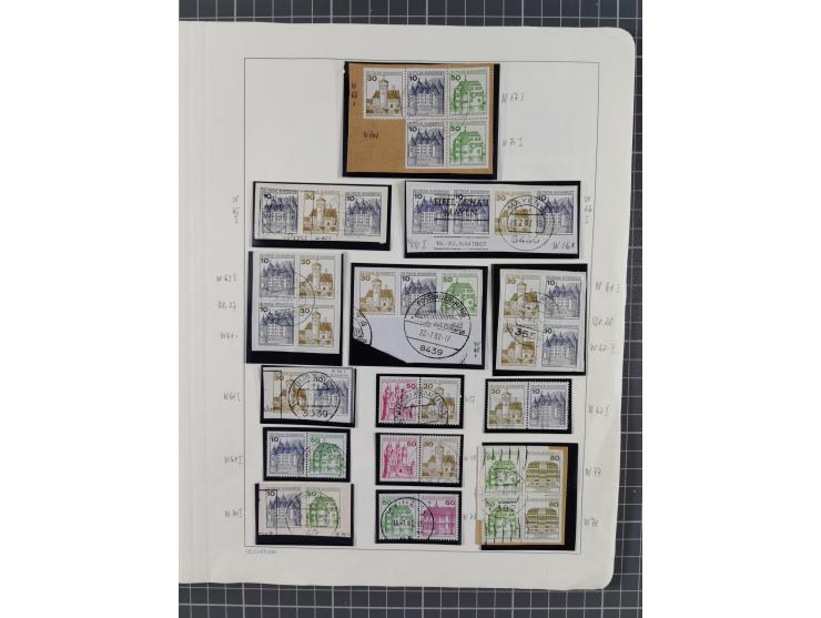 1949/2010, umfangreiche, in den Hauptnummern je postfrische/ wenig ungebrauchte und gestempelt komplette Sammlung inkl. selbs