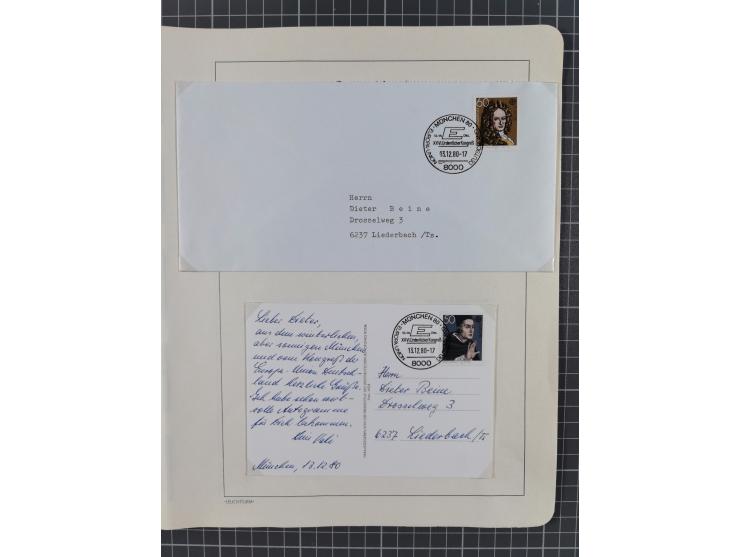 1949/2010, umfangreiche, in den Hauptnummern je postfrische/ wenig ungebrauchte und gestempelt komplette Sammlung inkl. selbs