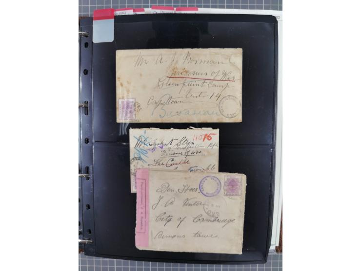 BRITISH POW CAMPS FOR THE BOERS: extensive assembly of over 110 covers and cards from/to Ceylon, India, Bermuda, St Helena an