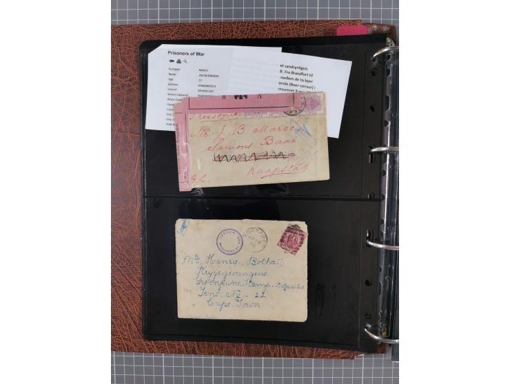 BRITISH POW CAMPS FOR THE BOERS: extensive assembly of over 110 covers and cards from/to Ceylon, India, Bermuda, St Helena an