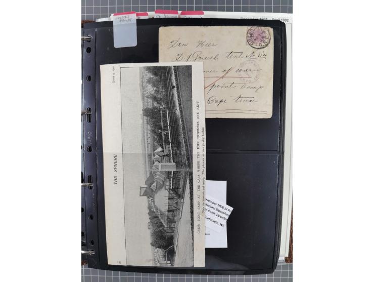 BRITISH POW CAMPS FOR THE BOERS: extensive assembly of over 110 covers and cards from/to Ceylon, India, Bermuda, St Helena an