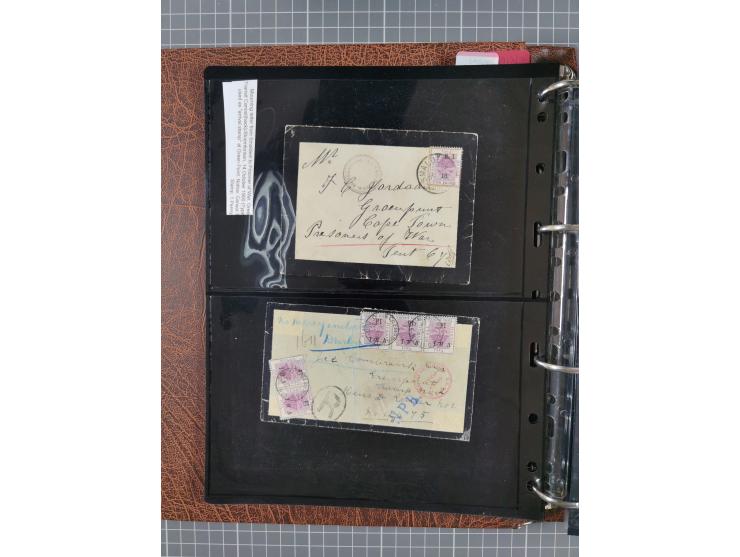 BRITISH POW CAMPS FOR THE BOERS: extensive assembly of over 110 covers and cards from/to Ceylon, India, Bermuda, St Helena an