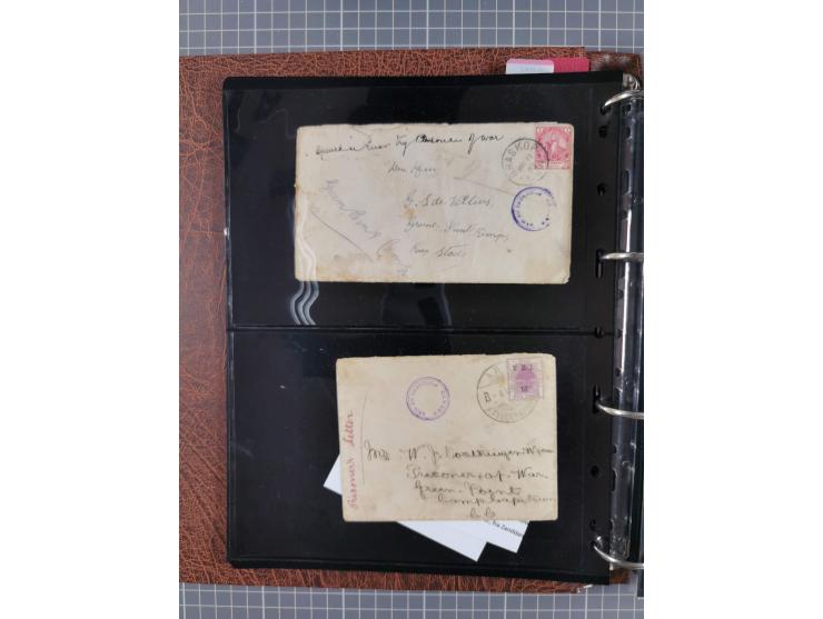 BRITISH POW CAMPS FOR THE BOERS: extensive assembly of over 110 covers and cards from/to Ceylon, India, Bermuda, St Helena an