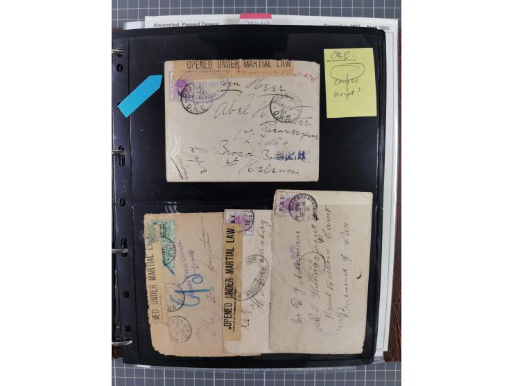 BRITISH POW CAMPS FOR THE BOERS: extensive assembly of over 110 covers and cards from/to Ceylon, India, Bermuda, St Helena an