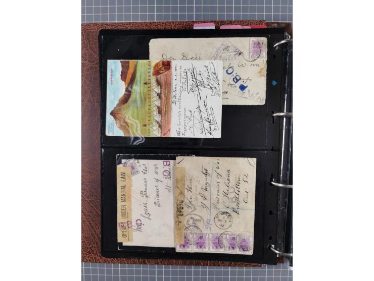 BRITISH POW CAMPS FOR THE BOERS: extensive assembly of over 110 covers and cards from/to Ceylon, India, Bermuda, St Helena an