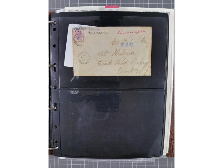 BRITISH POW CAMPS FOR THE BOERS: extensive assembly of over 110 covers and cards from/to Ceylon, India, Bermuda, St Helena an