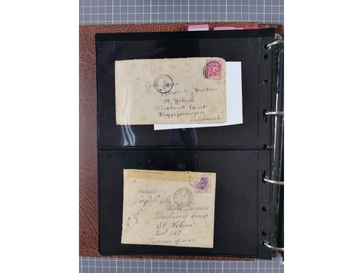 BRITISH POW CAMPS FOR THE BOERS: extensive assembly of over 110 covers and cards from/to Ceylon, India, Bermuda, St Helena an