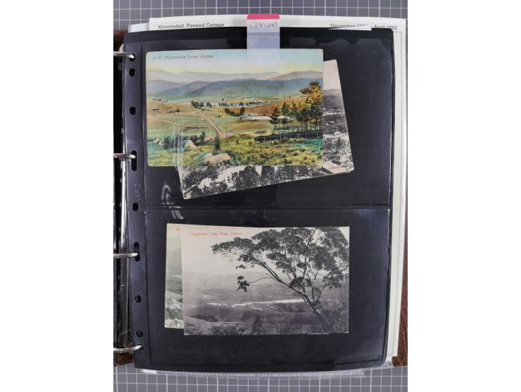 BRITISH POW CAMPS FOR THE BOERS: extensive assembly of over 110 covers and cards from/to Ceylon, India, Bermuda, St Helena an