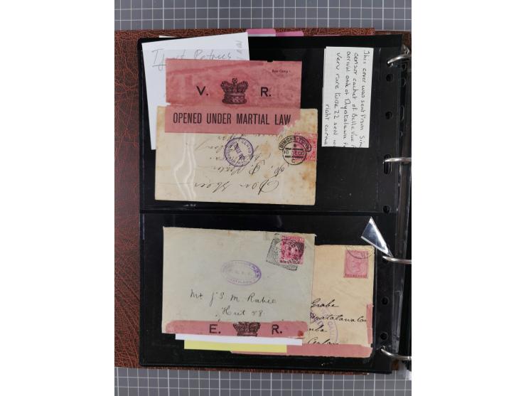 BRITISH POW CAMPS FOR THE BOERS: extensive assembly of over 110 covers and cards from/to Ceylon, India, Bermuda, St Helena an