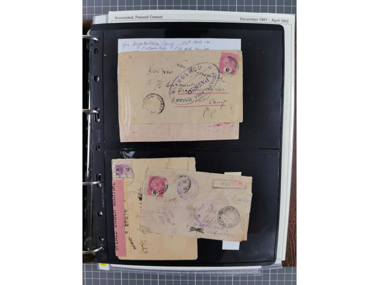 BRITISH POW CAMPS FOR THE BOERS: extensive assembly of over 110 covers and cards from/to Ceylon, India, Bermuda, St Helena an