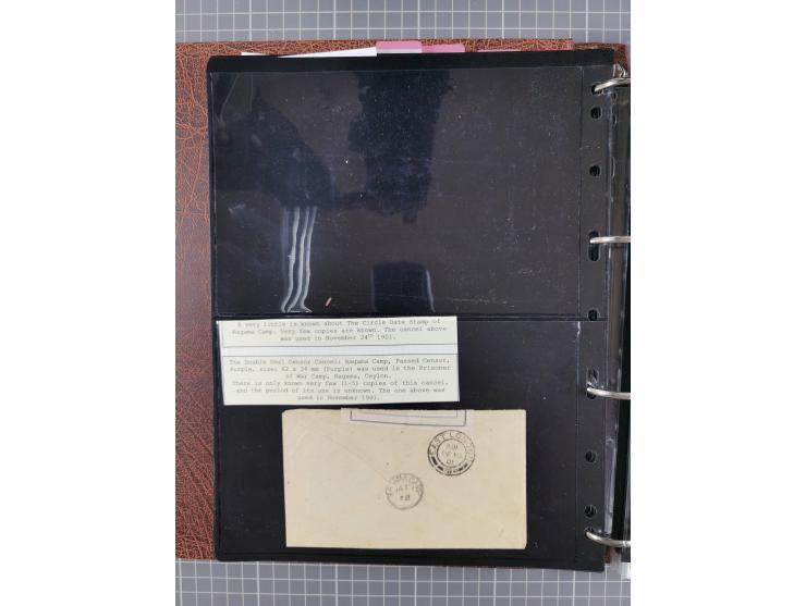 BRITISH POW CAMPS FOR THE BOERS: extensive assembly of over 110 covers and cards from/to Ceylon, India, Bermuda, St Helena an