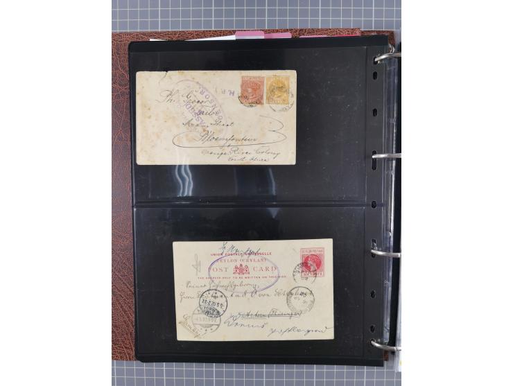 BRITISH POW CAMPS FOR THE BOERS: extensive assembly of over 110 covers and cards from/to Ceylon, India, Bermuda, St Helena an