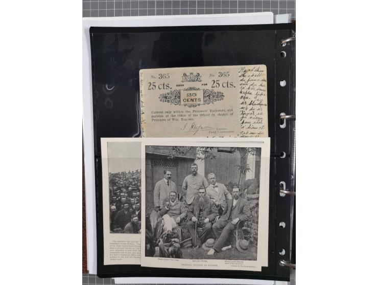 BRITISH POW CAMPS FOR THE BOERS: extensive assembly of over 110 covers and cards from/to Ceylon, India, Bermuda, St Helena an