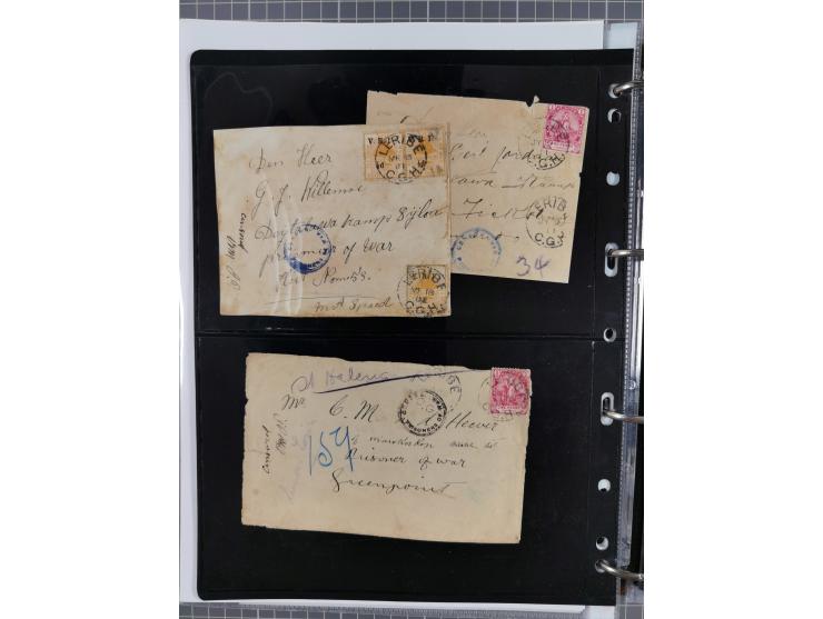 BRITISH POW CAMPS FOR THE BOERS: extensive assembly of over 110 covers and cards from/to Ceylon, India, Bermuda, St Helena an