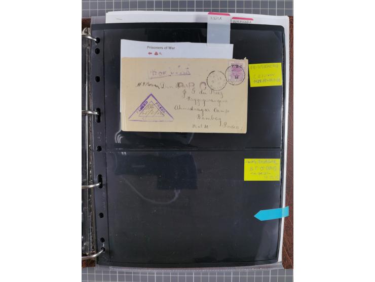 BRITISH POW CAMPS FOR THE BOERS: extensive assembly of over 110 covers and cards from/to Ceylon, India, Bermuda, St Helena an