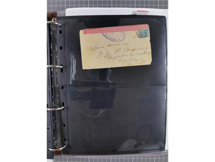 BRITISH POW CAMPS FOR THE BOERS: extensive assembly of over 110 covers and cards from/to Ceylon, India, Bermuda, St Helena an