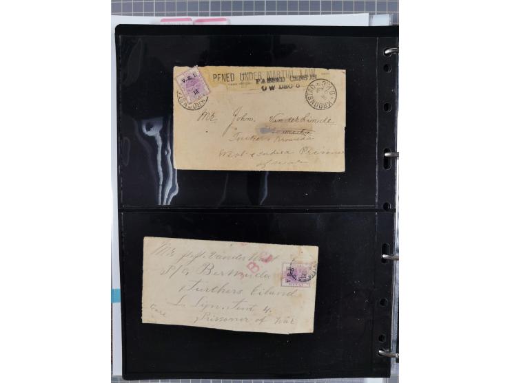 BRITISH POW CAMPS FOR THE BOERS: extensive assembly of over 110 covers and cards from/to Ceylon, India, Bermuda, St Helena an