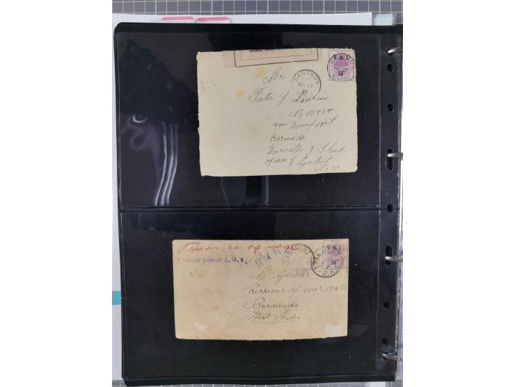 BRITISH POW CAMPS FOR THE BOERS: extensive assembly of over 110 covers and cards from/to Ceylon, India, Bermuda, St Helena an