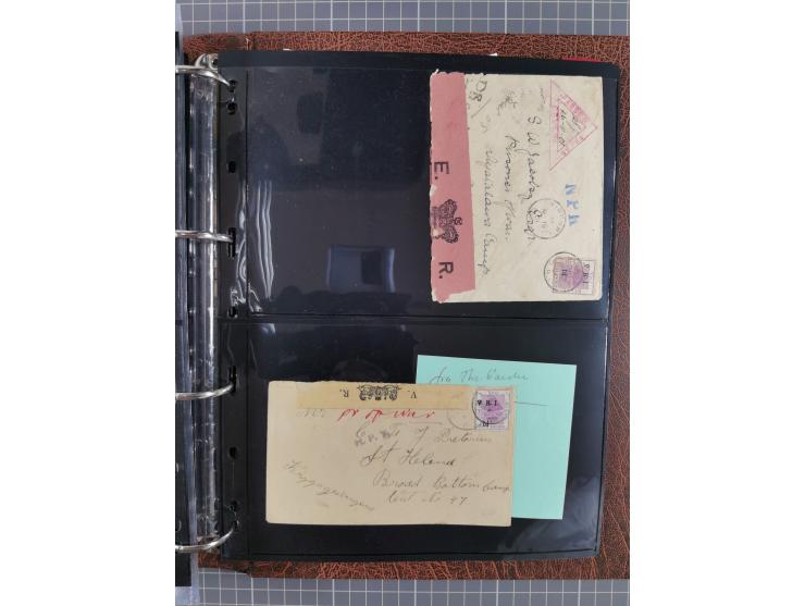 BRITISH POW CAMPS FOR THE BOERS: extensive assembly of over 110 covers and cards from/to Ceylon, India, Bermuda, St Helena an
