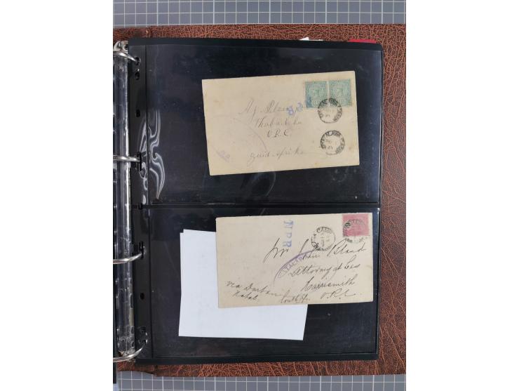 BRITISH POW CAMPS FOR THE BOERS: extensive assembly of over 110 covers and cards from/to Ceylon, India, Bermuda, St Helena an