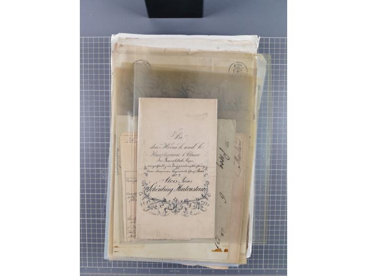 1699/1869 (ca.), Partie Dokumente, Zirkulare, Bekanntmachungen, etc., viel Sachsen