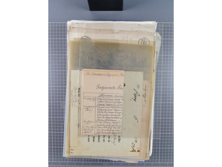 1699/1869 (ca.), Partie Dokumente, Zirkulare, Bekanntmachungen, etc., viel Sachsen