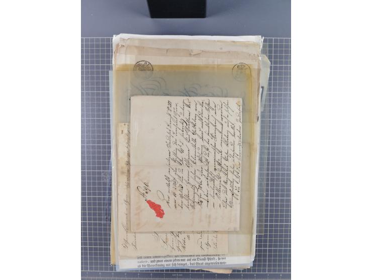 1699/1869 (ca.), Partie Dokumente, Zirkulare, Bekanntmachungen, etc., viel Sachsen