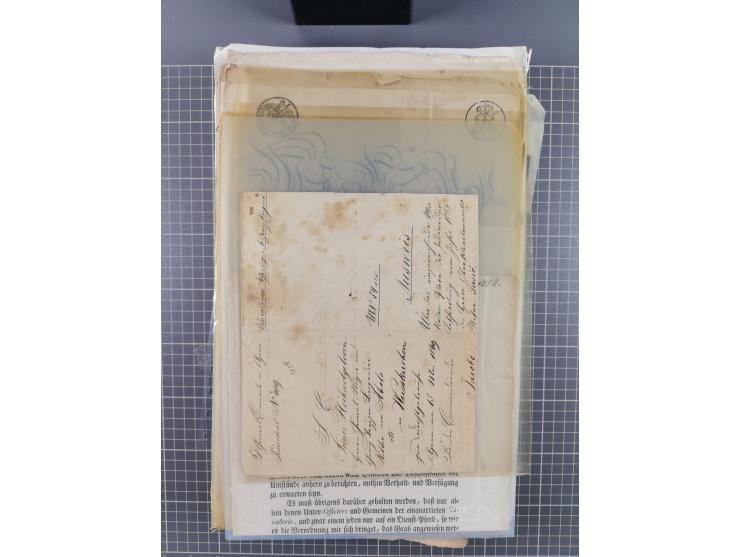 1699/1869 (ca.), Partie Dokumente, Zirkulare, Bekanntmachungen, etc., viel Sachsen