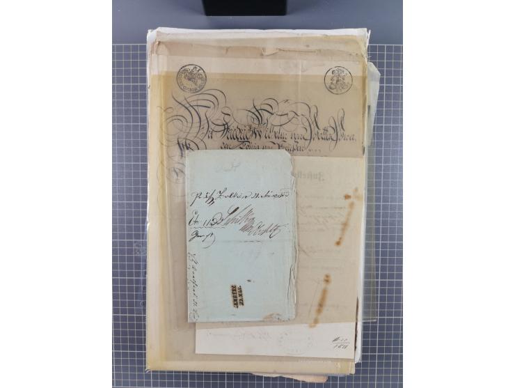 1699/1869 (ca.), Partie Dokumente, Zirkulare, Bekanntmachungen, etc., viel Sachsen