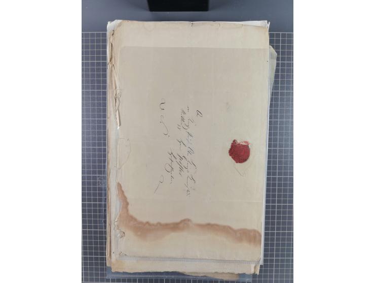 1699/1869 (ca.), Partie Dokumente, Zirkulare, Bekanntmachungen, etc., viel Sachsen