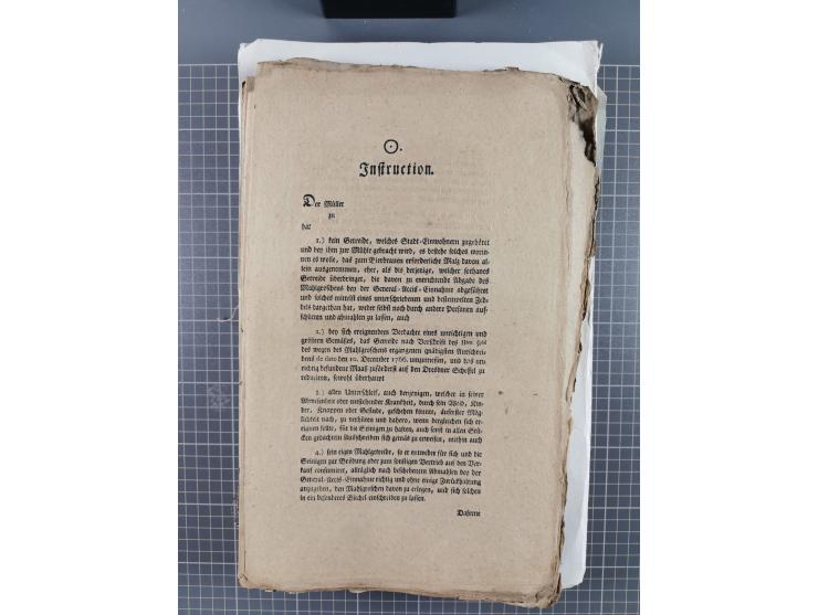 1699/1869 (ca.), Partie Dokumente, Zirkulare, Bekanntmachungen, etc., viel Sachsen