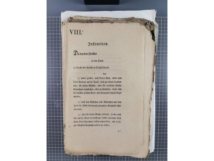 1699/1869 (ca.), Partie Dokumente, Zirkulare, Bekanntmachungen, etc., viel Sachsen