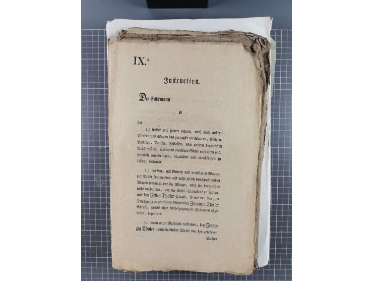 1699/1869 (ca.), Partie Dokumente, Zirkulare, Bekanntmachungen, etc., viel Sachsen