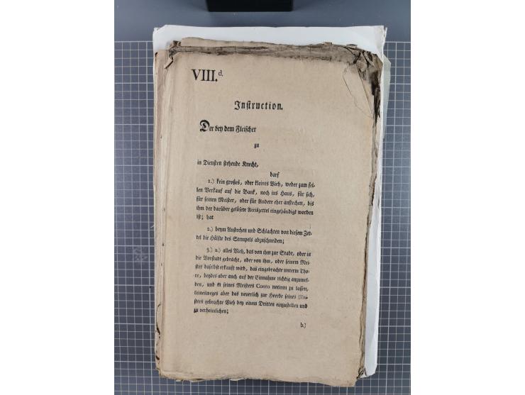 1699/1869 (ca.), Partie Dokumente, Zirkulare, Bekanntmachungen, etc., viel Sachsen