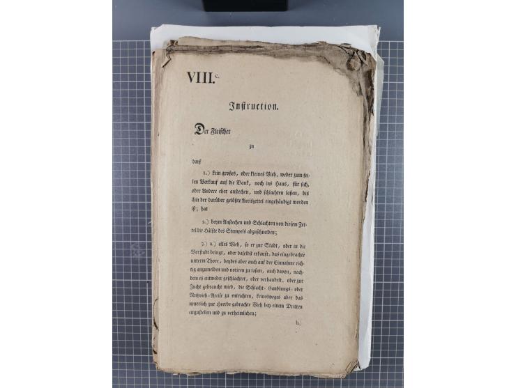 1699/1869 (ca.), Partie Dokumente, Zirkulare, Bekanntmachungen, etc., viel Sachsen