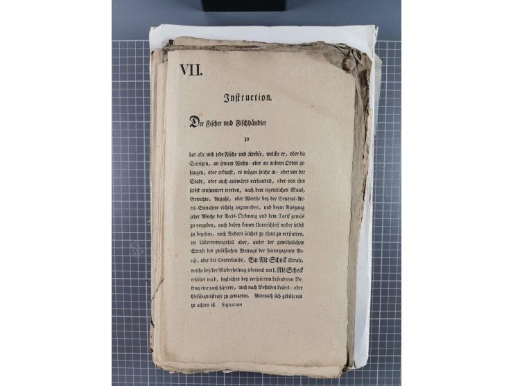 1699/1869 (ca.), Partie Dokumente, Zirkulare, Bekanntmachungen, etc., viel Sachsen