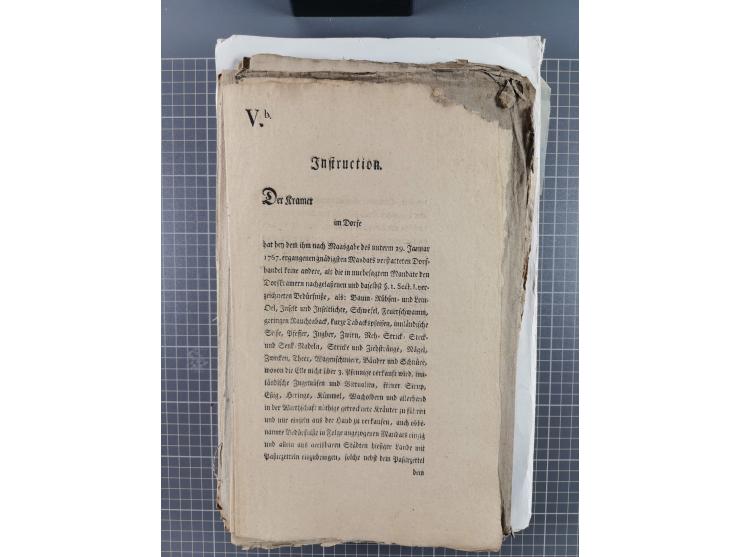 1699/1869 (ca.), Partie Dokumente, Zirkulare, Bekanntmachungen, etc., viel Sachsen